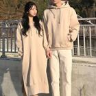 Couple Matching Hooded Long-sleeve Midi Dress / Hoodie