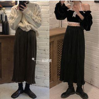 Frill Trim Midi Mermaid Skirt