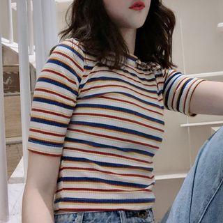 Pinstriped T-shirt