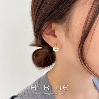 Faux Pearl Dangle Earring 1 Pair - 925 Silver - As Shown In Figure - One Size