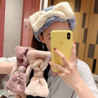 Bow Coral Fleece Head Band