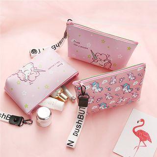 Unicorn Print Zip Pouch