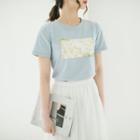 Flower Print Round-neck Short-sleeve T-shirt