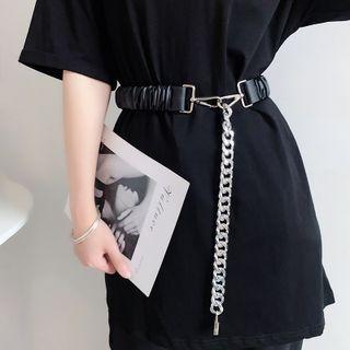 Set: Crinkled Belt + Chain