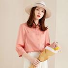 Plain Shirt / Wide Leg Pants / Straight Leg Pants