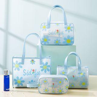 Print Pvc Makeup Pouch / Handbag / Set