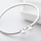 Beaded Rhinestone Bangle