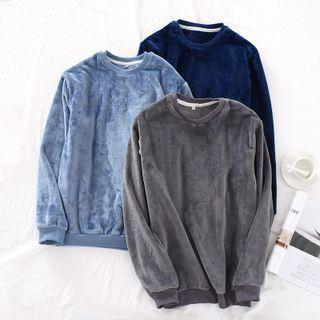 Long-sleeve Fleece Loungewear Top