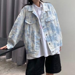Tie Dye Denim Jacket