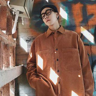 Loose-fit Corduroy Shirt Jacket
