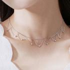 925 Sterling Silver Choker 1 Pc - 925 Sterling Silver Choker - Silver - One Size