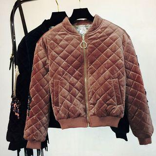 Embroidered Quilted Jacket
