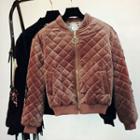 Embroidered Quilted Jacket