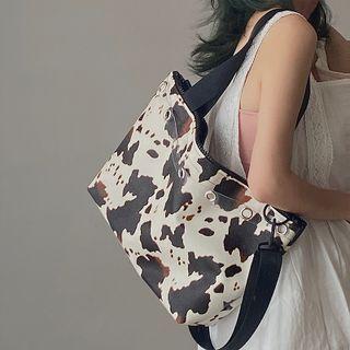 Cow Print Tote Bag Dairy Cow - One Size