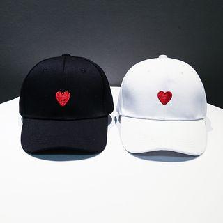 Heart Embroidered Cap