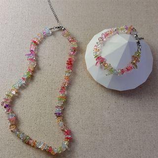 Faux Crystal Bracelet / Choker