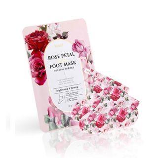 Petitfee - Rose Petal Satin Foot Mask 1 Pair