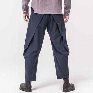 Patchwork Loose-fit Pants