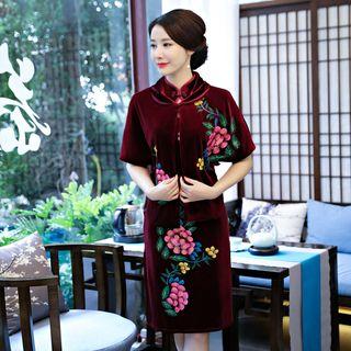 Floral Patterned Cape