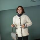 Fringed Belted Quilting Jacket