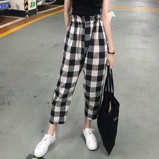 Plaid Pants / Tank Top / Set