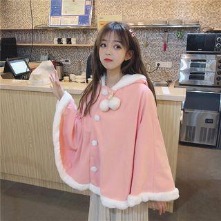 Fleece Trim Cape