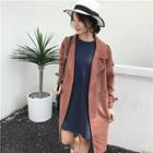 Notch Lapel Trench Coat