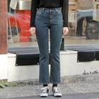 Winter Washed Boot-cut Jeans