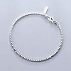 925 Sterling Silver Chain Bracelet Bracelet - One Size