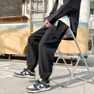 Wide Leg Jogger Cargo Pants