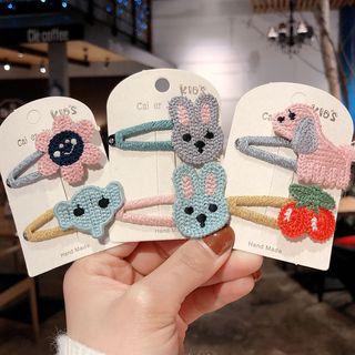 Knit Cartoon Hair Clip