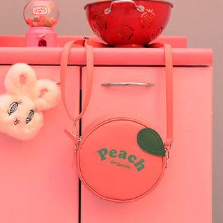 Peach Cream Tambourine Shoulder Bag