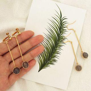 Agate Drop Earring As Shown In Figure - One Size