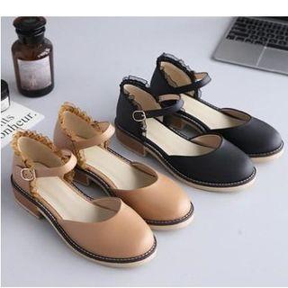 Ankle-strap Low-heel Shoes