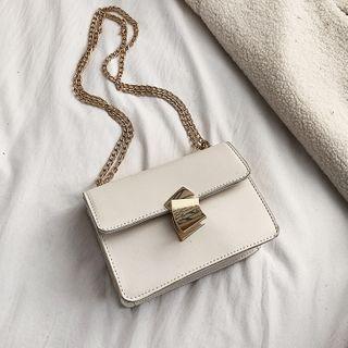 Faux Leather Crosebody Bag