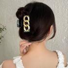 Chain Hair Claw Black & Gold - One Size