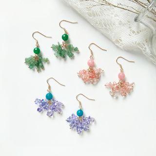 Stone Fringed Earring