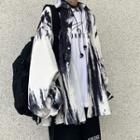 Long-sleeve Tie Dye Shirt As Shown In Figure - One Size