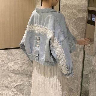 Lace Denim Jacket