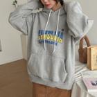 Kangaroo Letter-illustrated Hoodie