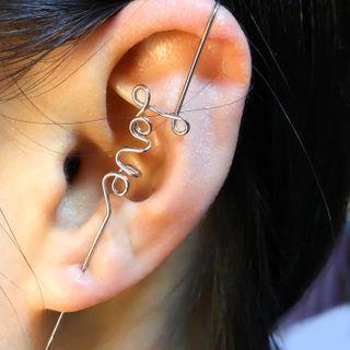 Alloy Lettering Earring