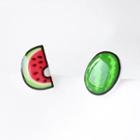 Watermelon Non-matching Earring