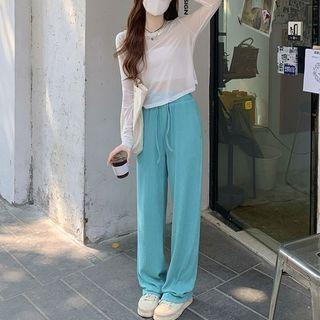 Long-sleeve Sheer T-shirt / Pants