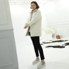 Drawcord Faux-fur Lined Padding Jacket