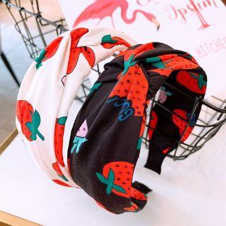 Strawberry Fabric Headband