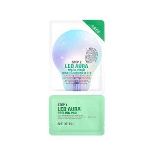 She De Ell - Led Aura Mask Pack Set (water Shower Fit) 10pcs 7g + 25g X 10pcs