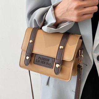 Applique Satchel Bag