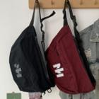 Printed Nylon Zip Sling Bag