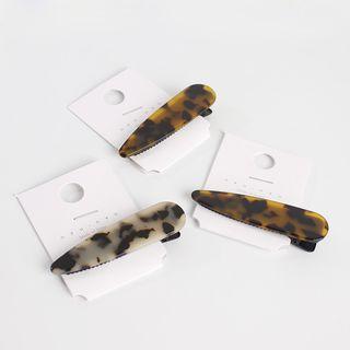 Leopard Print Acetate Hair Clip