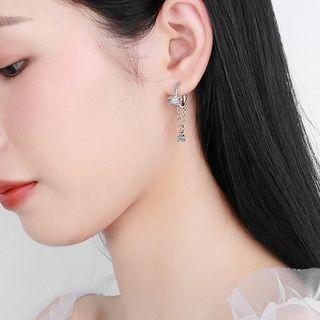 Rhinestone Waterdrop Drop Earring